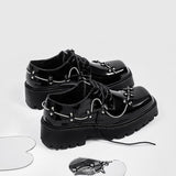 Tryess- Sangdo Square Toe Wired Chunky Shoes