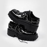 Tryess- Sangdo Square Toe Wired Chunky Shoes