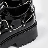 Tryess- Sangdo Square Toe Wired Chunky Shoes