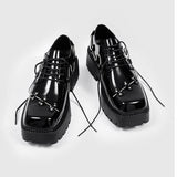 Tryess- Sangdo Square Toe Wired Chunky Shoes