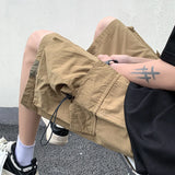 TRYESS-90s streetwear -2023 High Street Cargo Shorts For Men Summer Fashion Y2K Retro Pockets Short Pnats Baggy Casual Hip Hop Bermuda Masculina