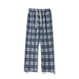 Tryess-Autumn Corduroy Pants Men Oversized Retro Plaid Pants Men Streetwear Hip-hop Loose Wide Leg Pants Mens Trousers Large Size 5XL