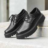 Tryess- Sejong Textured Derby Shoes