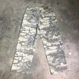 Tryess American Style Streetwear Camouflage Cargo Pants Vintage Clothing Loose Cotton Trousers For Men Unisex