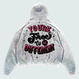 Tryess-Hip-hop high street letter print casual versatile oversized hoodie men y2k baggy goth punk niche popular fashion sweatshirt 2024