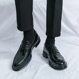 Tryess- Sinwol Croc Patent Sleek Loafers