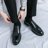 Tryess- Sinwol Croc Patent Sleek Loafers