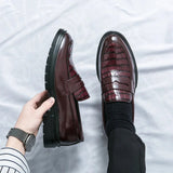 Tryess- Sinwol Croc Patent Sleek Loafers