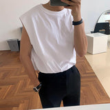 TRYESS-Classy Outfits Mens Fashion Casual Outfits Streetwear T-shirt Design T-shirt senza maniche