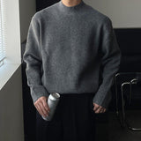 Tryess- Stand Collar Bottoming Sweater