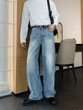 Tryess- Straight Wide-leg Jeans