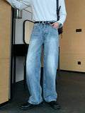 Tryess- Straight Wide-leg Jeans