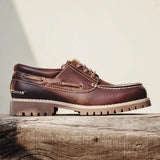 Tryess- Teheran Lace-Up Boat Shoes