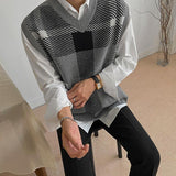 Tryess- V-Neck Knitted Vest