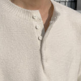 Tryess- V-Neck Knit Sweater