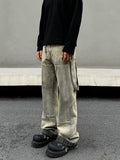 Tryess- Vintage-Inspired Cargo Jeans