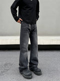 Tryess- Washed Black and Gray Denim Pants