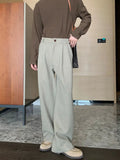 Tryess- Wide-Leg Casual Pants