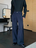 Tryess- Wide-Leg Casual Pants