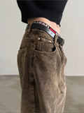 Tryess- Wide-Leg Corduroy Casual Pants