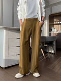 Tryess- Wide-Leg Dress Pants