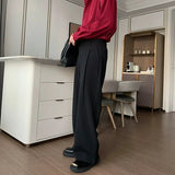 Tryess- Wide-Leg Dress Pants