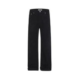 Tryess- Wide-Leg Flared Casual Pants