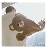 Tryess- Wool Embroidery Bear Sweater