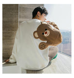 Tryess- Wool Embroidery Bear Sweater