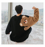 Tryess- Wool Embroidery Bear Sweater