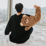 Tryess- Wool Embroidery Bear Sweater