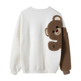 Tryess- Wool Embroidery Bear Sweater