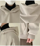 Tryess- Woolen Sweatshirt with Kangaroo Pocket