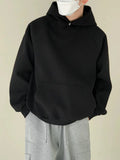 Tryess- Woolen Sweatshirt with Kangaroo Pocket