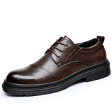 Tryess- Yanghwa Textured Derby Commuter Shoes