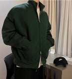 Tryess- Zipped Sweatshirt Jacket