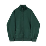 Tryess- Zipped Sweatshirt Jacket