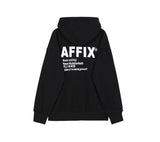 Tryess- TRY5047 BLACK LETTER HOODIE