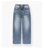 TRYESS- TRY11698 LIGHT BLUE STRAIGHT DENIM JEANS