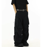 Tryess-TRY No. 10250 CARGO STRAIGHT PANTS