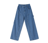 Tryess-TRY No. 11180 BAGGY DENIM JEANS