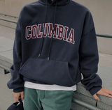 Tryess- TRY6236 COLUMBIA LETTERED PULLOVER HOODIE