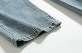 TRYESS- TRY4372 WASHED LIGHT BLUE WIDE STRAIGHT JEANS